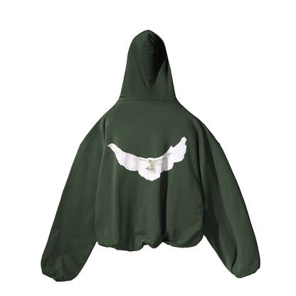 Kanye X Peace Dove X GAP Triple Collaboration Heavyweight Loose Hoodie Sweatshirt