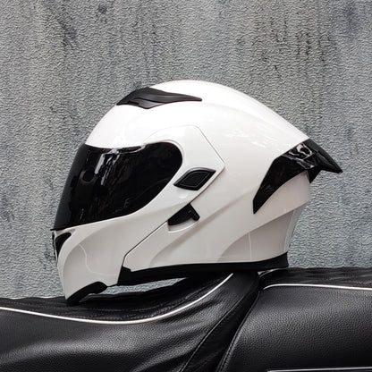 Mecha / 3C DOT Full Face Dual Visors Unisex /Bluetooth Motorcycle Helmet