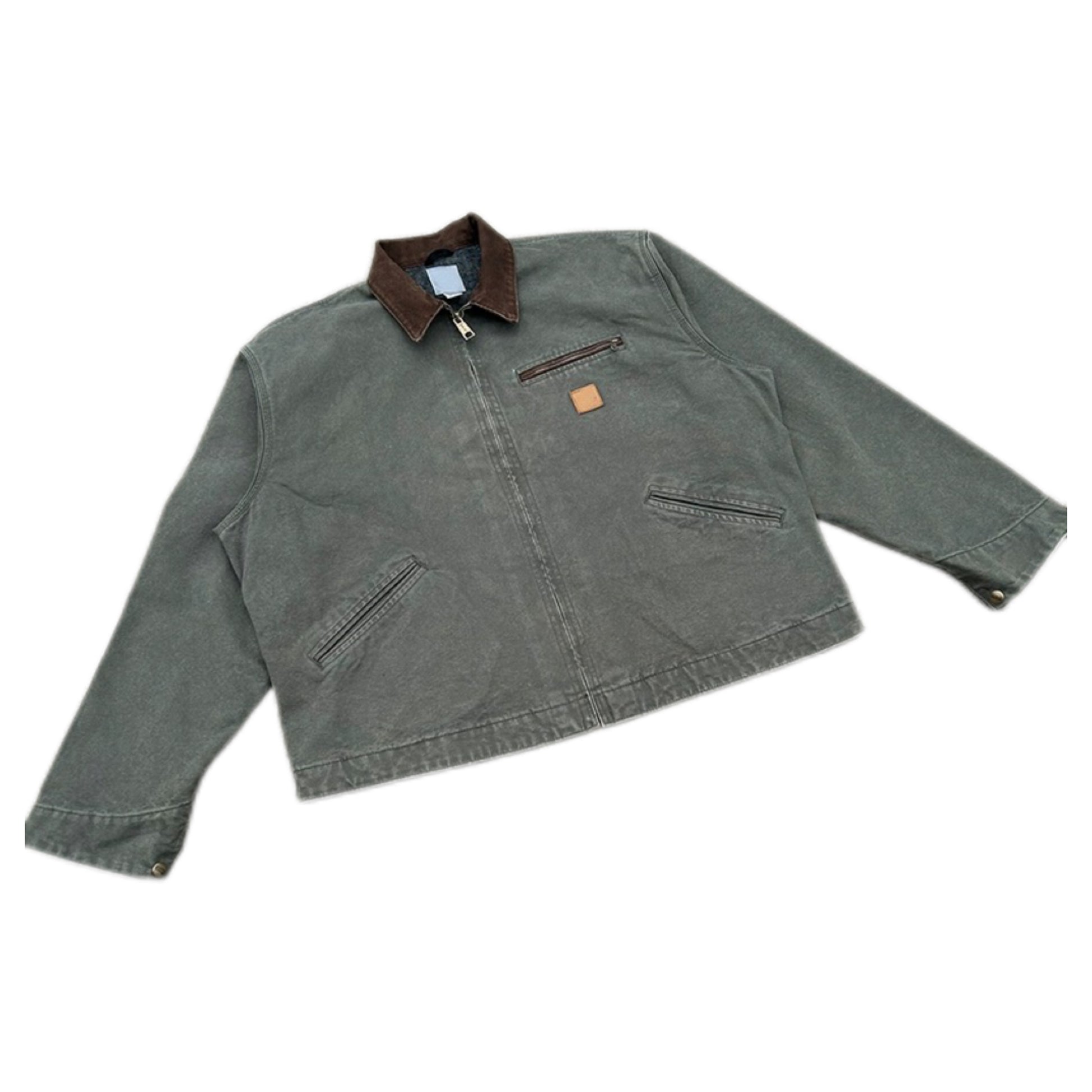J97 Detroit Jacket - Vintage Canvas J22 Cleanfit Cotton Coat -  Size avaliable S ~ XL / J97 Moss Green
