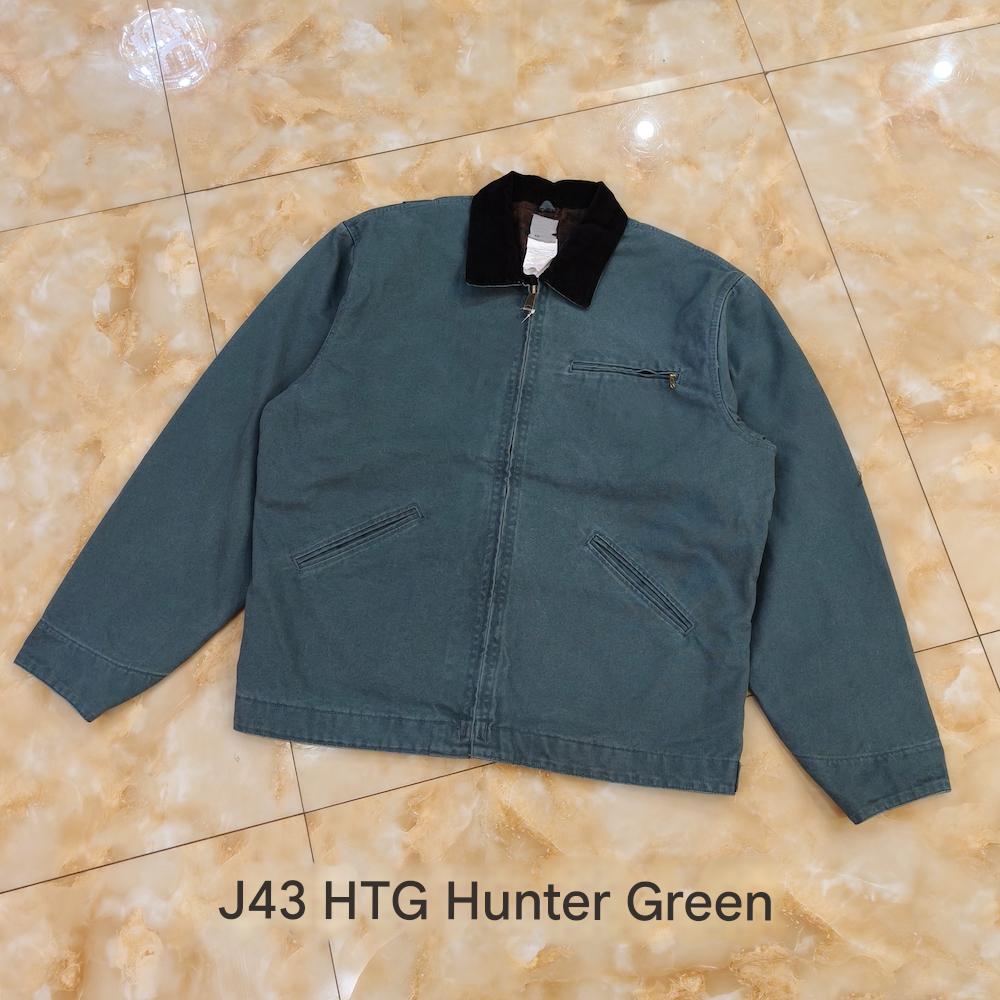 J97 Detroit Jacket - Vintage Canvas J22 Cleanfit Cotton Coat -  Size avaliable S ~ XL / J43 HTG Hunter Green