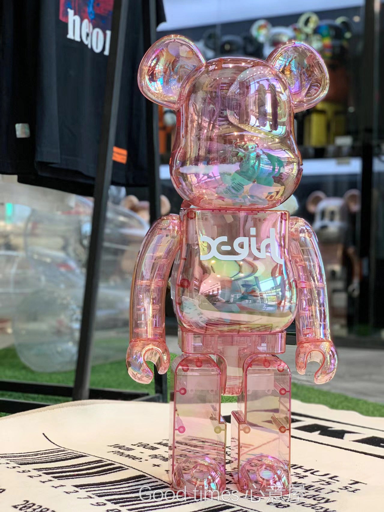 BE@RBRICK 1000% Building Block Figure 70CM | Limited Edition Collectible Bear Toy - Xgirl Pink