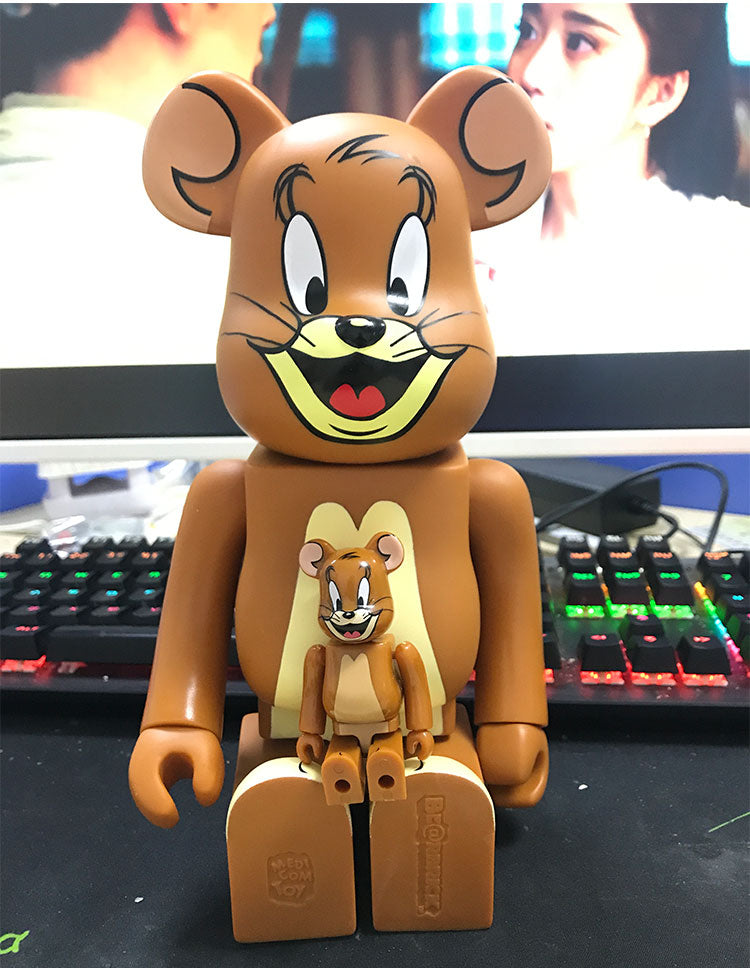 BEARBRICK 400% Block Bear - Art Toy Collectible Figure | Donclickin  Jerry 400%+100% / Dm for Other Style / Restock