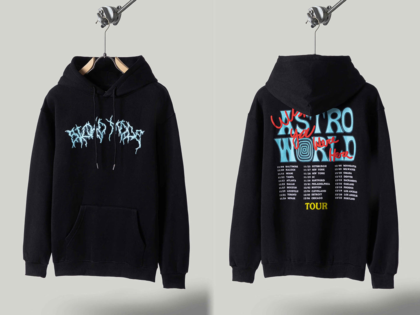 FW20 Travis Scott McDonald’s Hoodie - Apple Pie High Street Foam Print