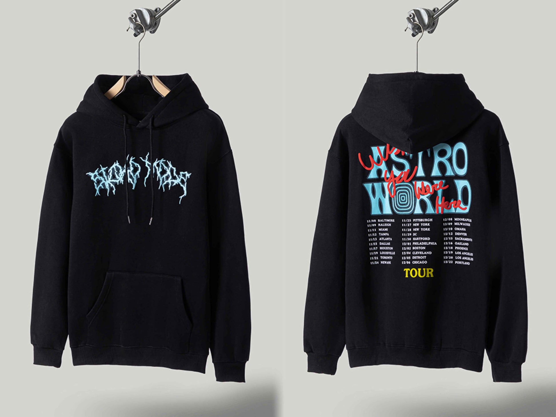 FW20 Travis Scott McDonald’s Hoodie - Apple Pie High Street Foam Print