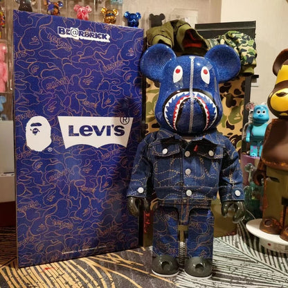 BE@RBRICK 1000% Building Block Figure 70CM | Limited Edition Collectible Bear Toy - Levis