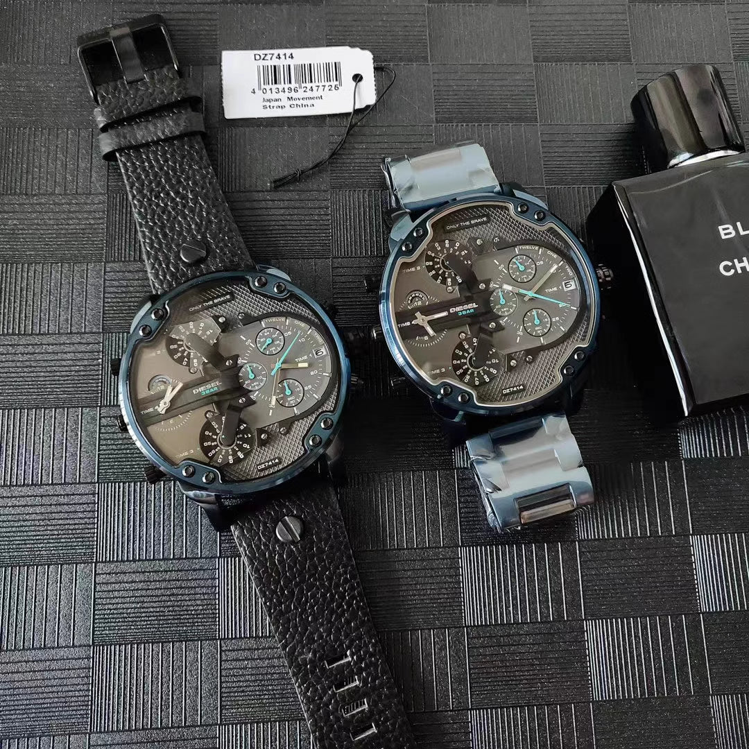 Diesel DZ7395 Chameleon Large Dial Quartz Chronograph Watch Polarized Men Watch - Order with colors