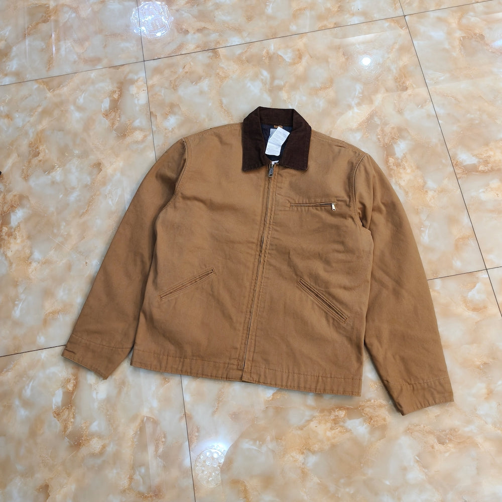 J97 Detroit Jacket - Vintage Canvas J22 Cleanfit Cotton Coat -  Size avaliable S ~ XL / J01	Washed Khaki