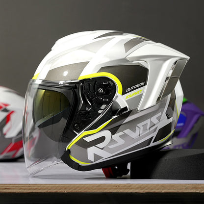Evangelion Unit-01 Style Bluetooth Helmet - DOT Certified Dual Visor