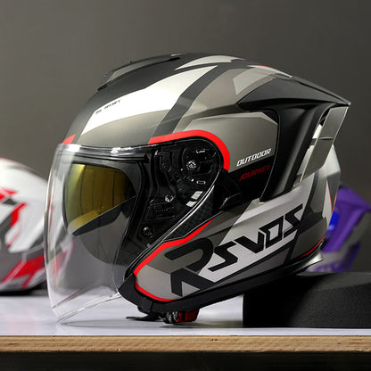Evangelion Unit-01 Style Bluetooth Helmet - DOT Certified Dual Visor