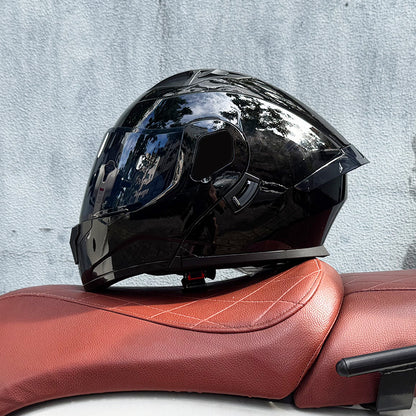 Hannya / 3C DOT Full Face Dual Visors Unisex /Bluetooth Motorcycle Helmet