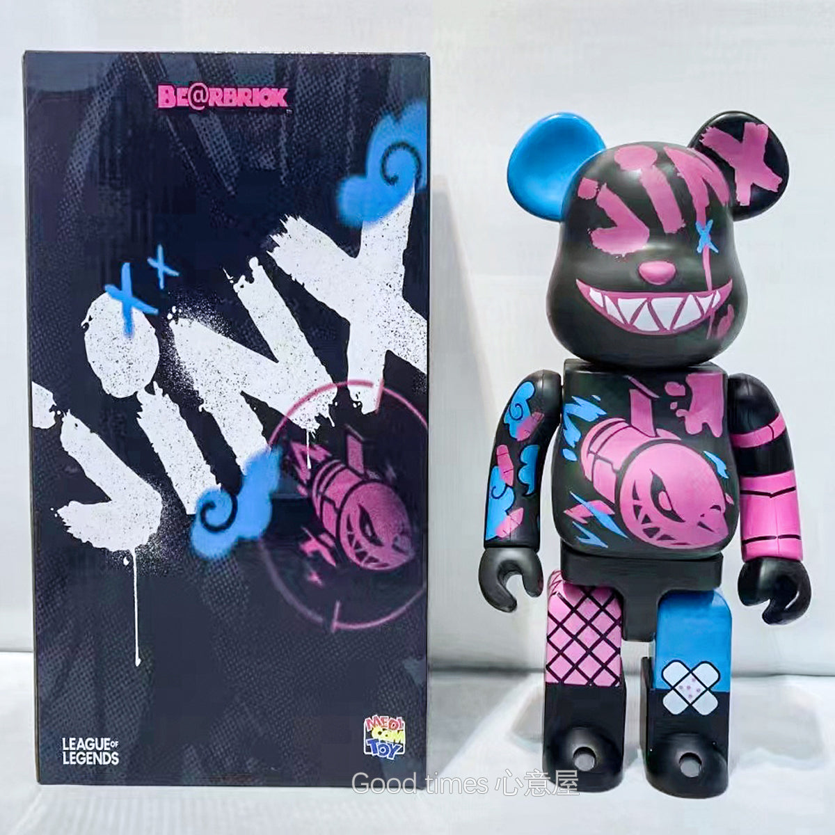 BE@RBRICK 400% Bluetooth Speaker Building Block Violent Bear Collectible Figure - Jinx / Dm for Other Style / Restock