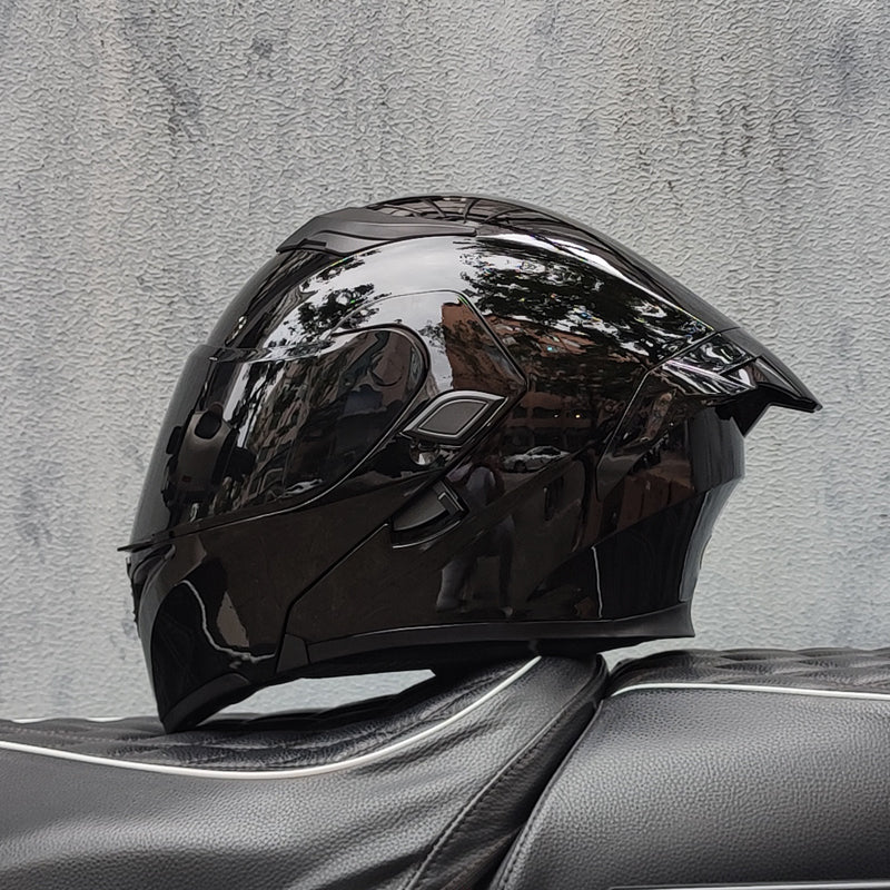 Mecha / 3C DOT Full Face Dual Visors Unisex /Bluetooth Motorcycle Helmet - Size avaliable S ~ XXXL / Normal
