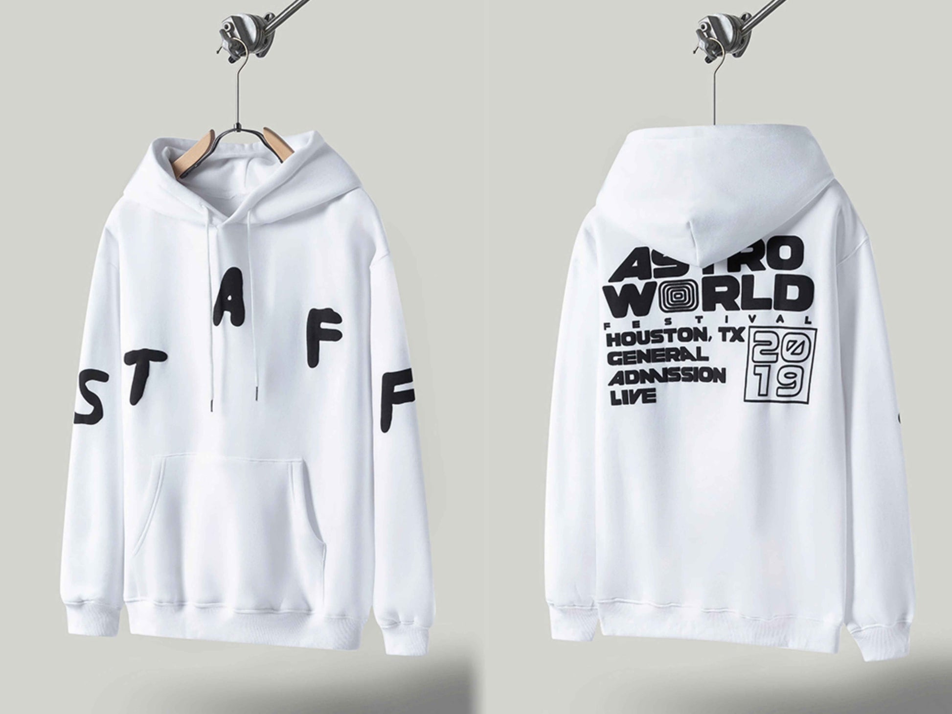 FW20 Travis Scott McDonald’s Hoodie - Apple Pie High Street Foam Print