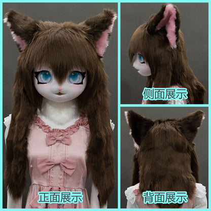 Furry Kigurumi Anime Cosplay Pre-Design Kigurumi Animal Headpiece Lolita Costume - Order with colors