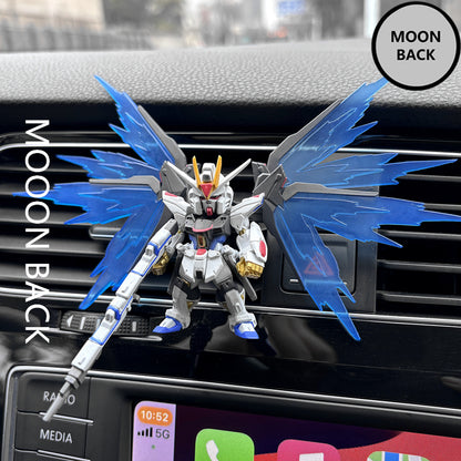 Bandai Gundam Car-mounted Ornament Air Conditioning Pendant Aromatherapy Figure - ZGMF-X20A Strike Freedom.