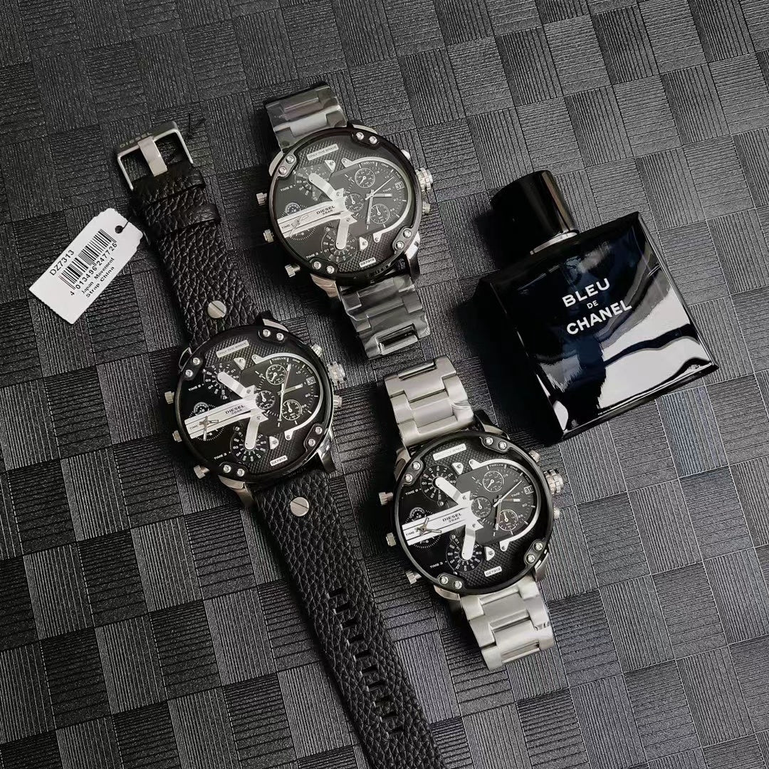 Diesel DZ7395 Chameleon Large Dial Quartz Chronograph Watch Polarized Men Watch - Order with colors