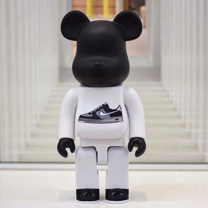 BE@RBRICK 400% Ninja Turtle Building Block Violent Bear Collectible Figure Gift - SNKR Black / Dm for Other Style