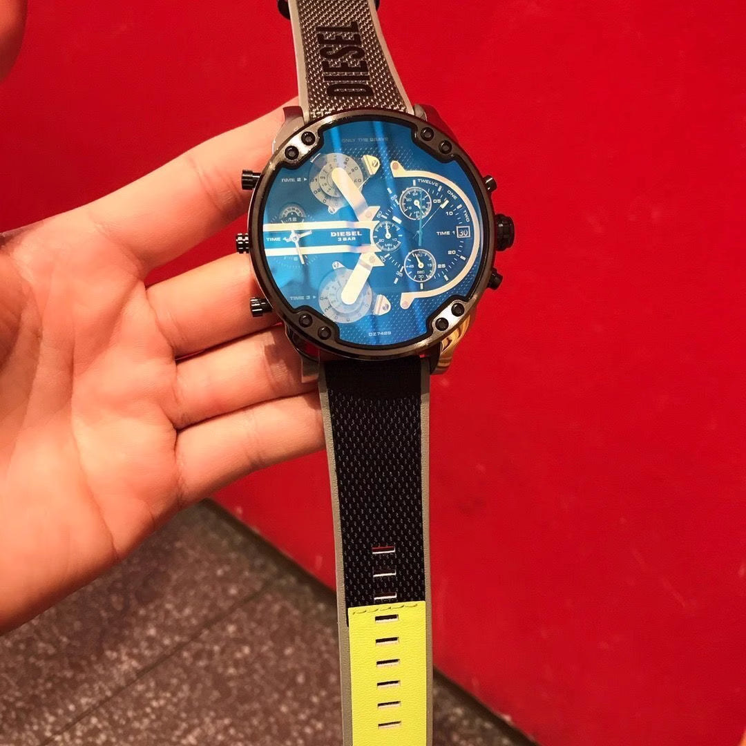 Diesel DZ7395 Chameleon Large Dial Quartz Chronograph Watch Polarized Men Watch - Order with colors