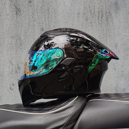 Mecha / 3C DOT Full Face Dual Visors Unisex /Bluetooth Motorcycle Helmet