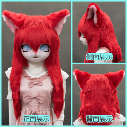 Furry Kigurumi Anime Cosplay Pre-Design Kigurumi Animal Headpiece Lolita Costume - Order with colors