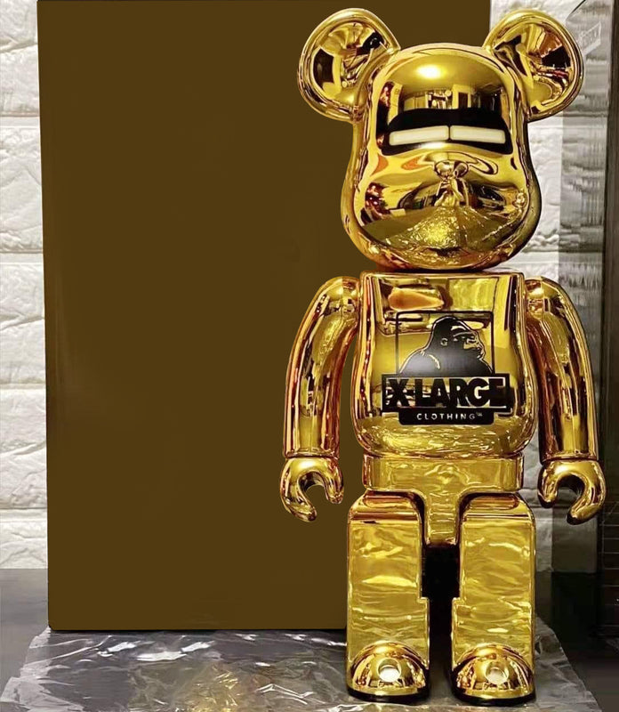 BE@RBRICK 1000% Building Block Figure 70CM | Limited Edition Collectible Bear Toy - Hajime Gold