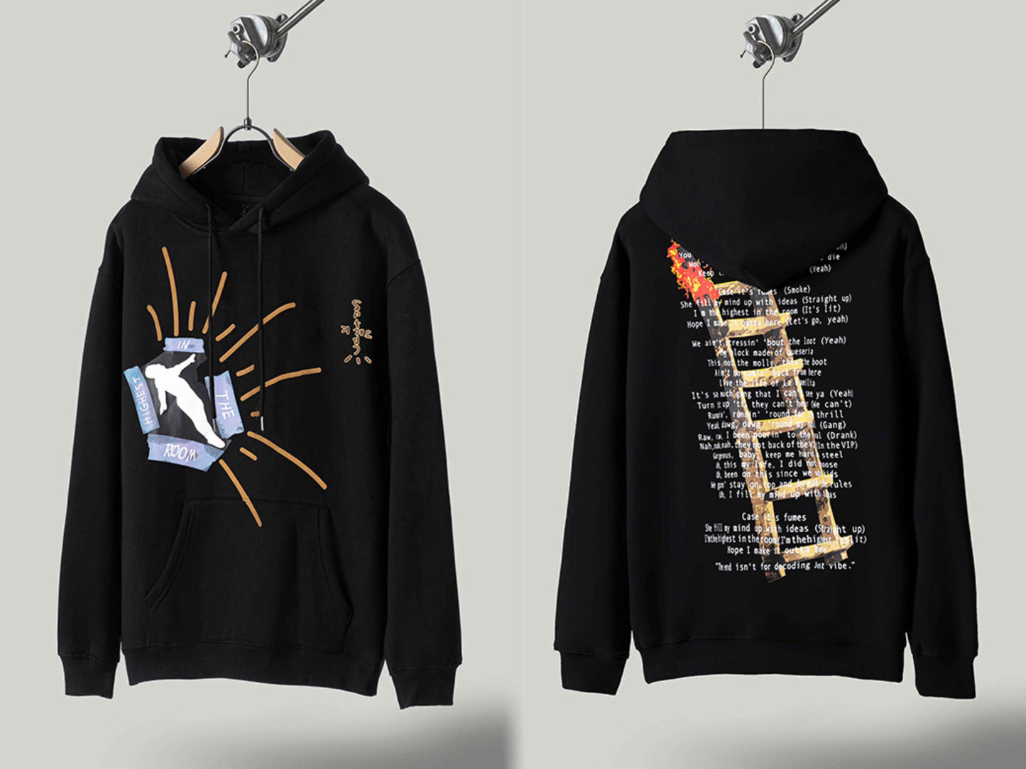 FW20 Travis Scott McDonald’s Hoodie - Apple Pie High Street Foam Print