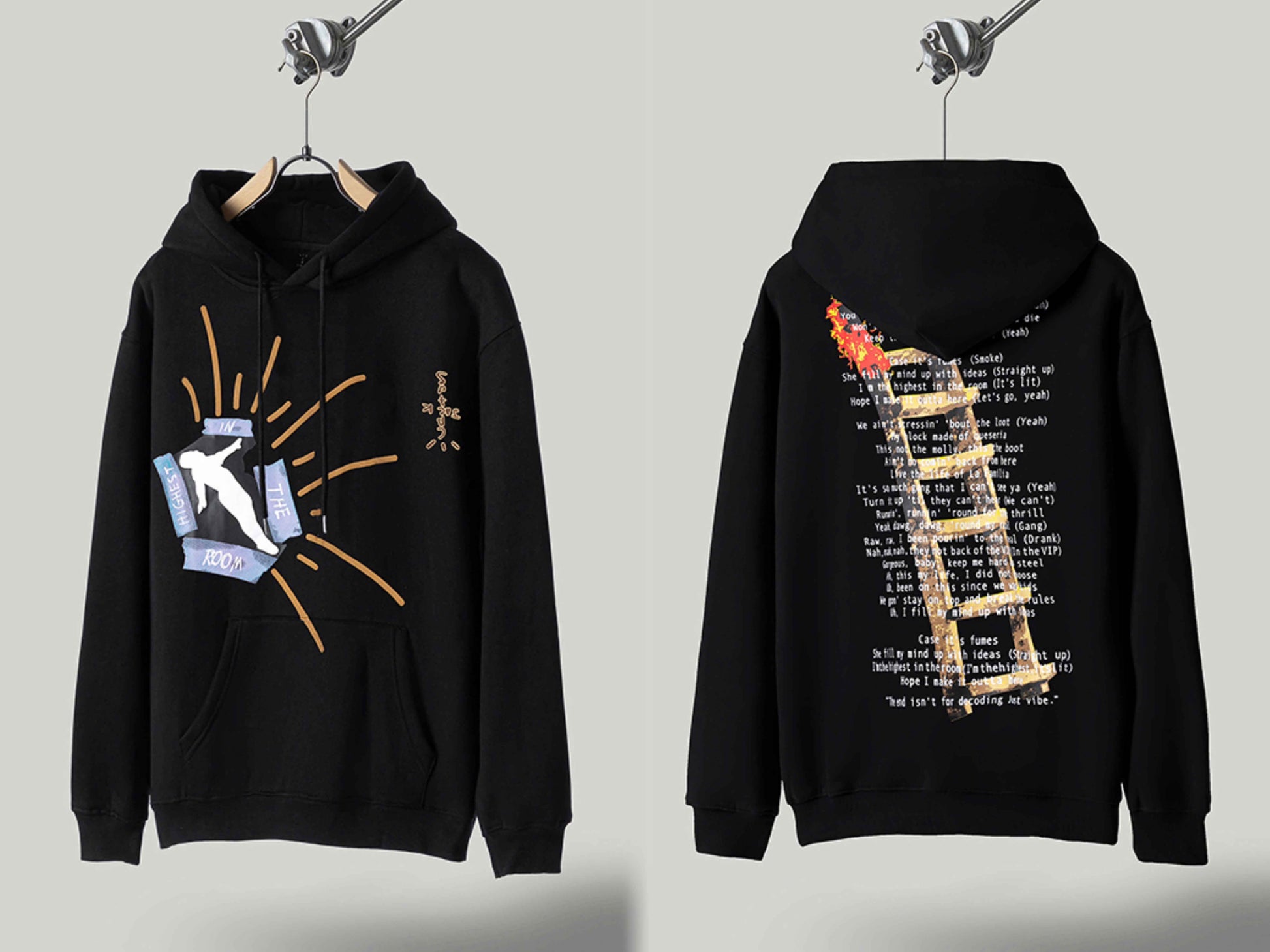 FW20 Travis Scott McDonald’s Hoodie - Apple Pie High Street Foam Print