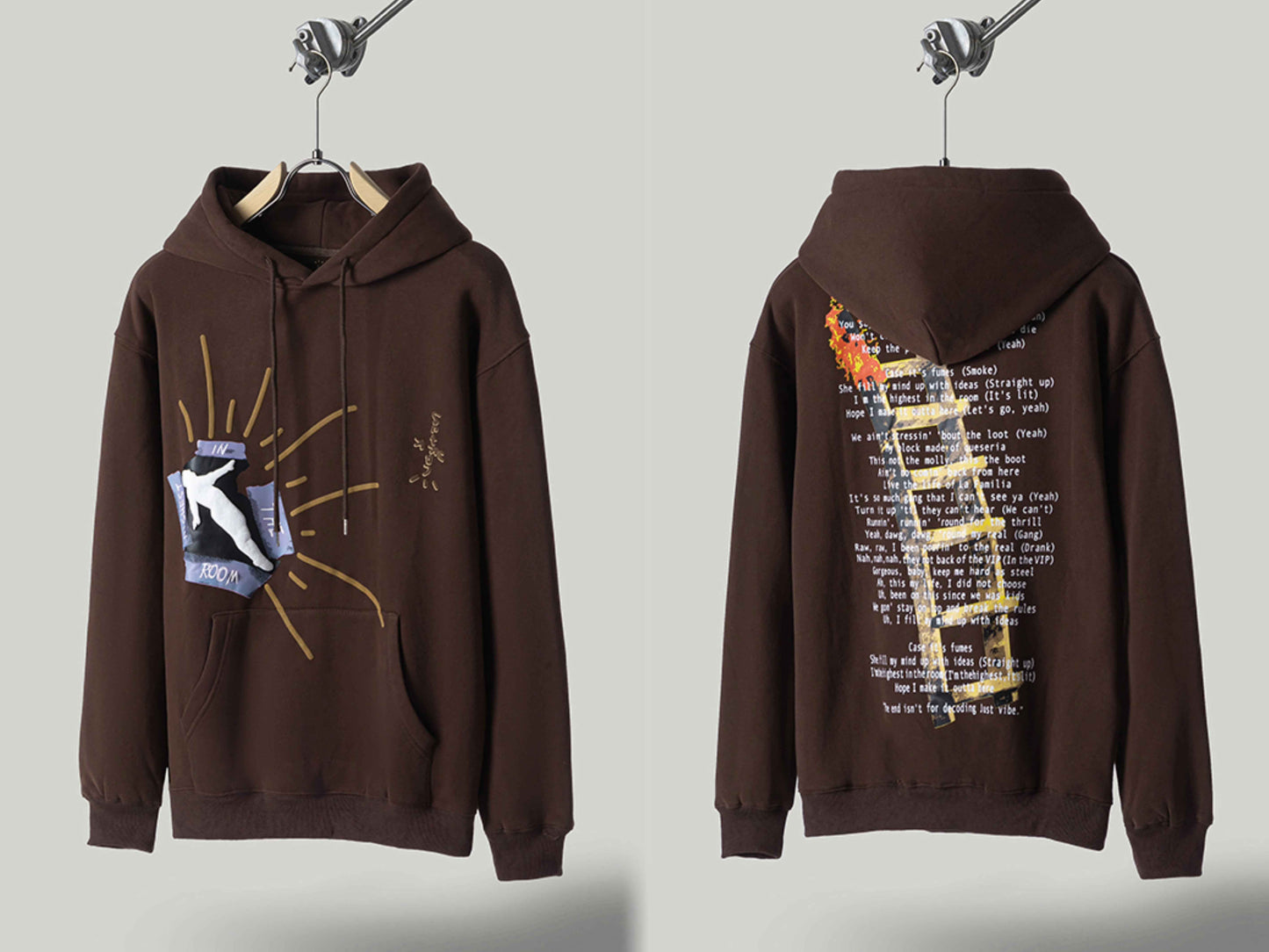 FW20 Travis Scott McDonald’s Hoodie - Apple Pie High Street Foam Print