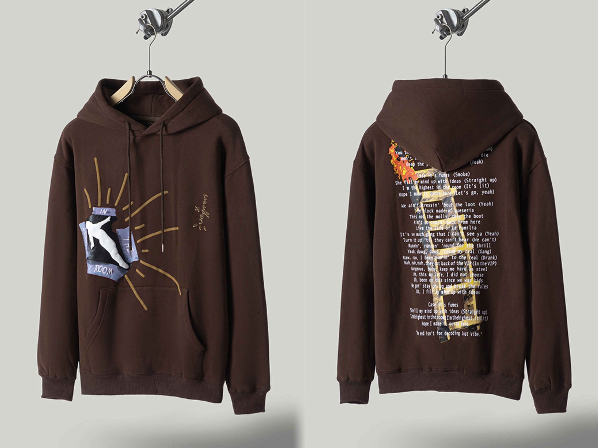 FW20 Travis Scott McDonald’s Hoodie - Apple Pie High Street Foam Print
