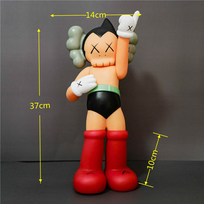 KAWS Figurine Collectible: Toy Handheld Ornament KAWS Covered Face Sesame Street