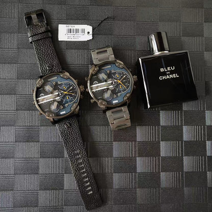 Diesel DZ7395 Chameleon Large Dial Quartz Chronograph Watch Polarized Men Watch - Order with colors