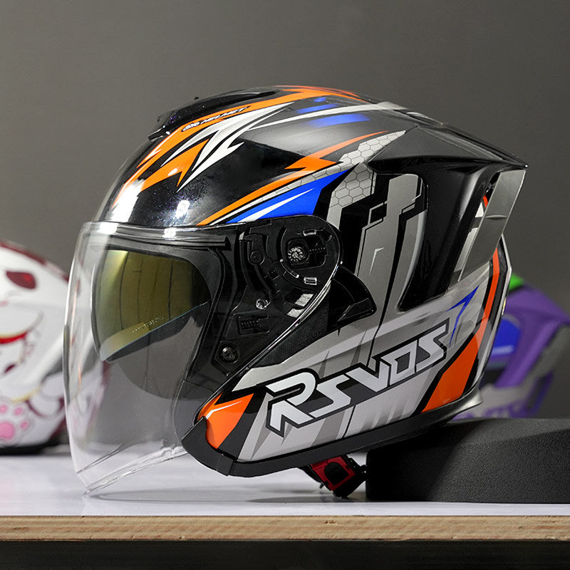 Evangelion Unit-01 Style Bluetooth Helmet - DOT Certified Dual Visor
