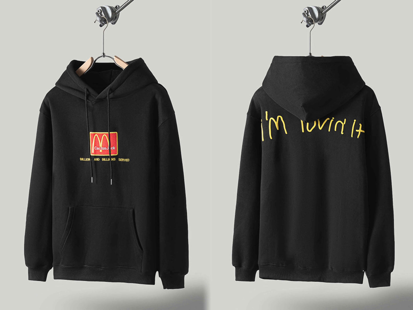 FW20 Travis Scott McDonald’s Hoodie - Apple Pie High Street Foam Print