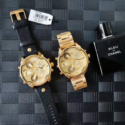 Diesel DZ7395 Chameleon Large Dial Quartz Chronograph Watch Polarized Men Watch - Order with colors