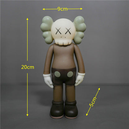 KAWS Figurine Collectible: Toy Handheld Ornament KAWS Covered Face Sesame Street