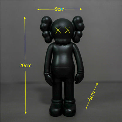 KAWS Figurine Collectible: Toy Handheld Ornament KAWS Covered Face Sesame Street