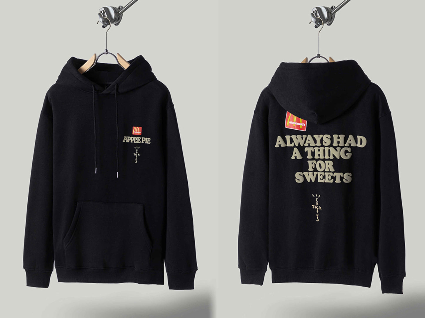 FW20 Travis Scott McDonald’s Hoodie - Apple Pie High Street Foam Print