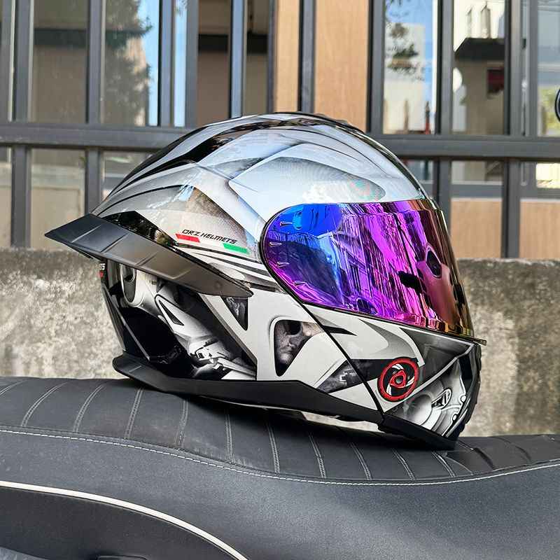 Ice Age 3C DOT Approve Full Face Dual Visors Unisex Bluetooth Motorcycle Helmet