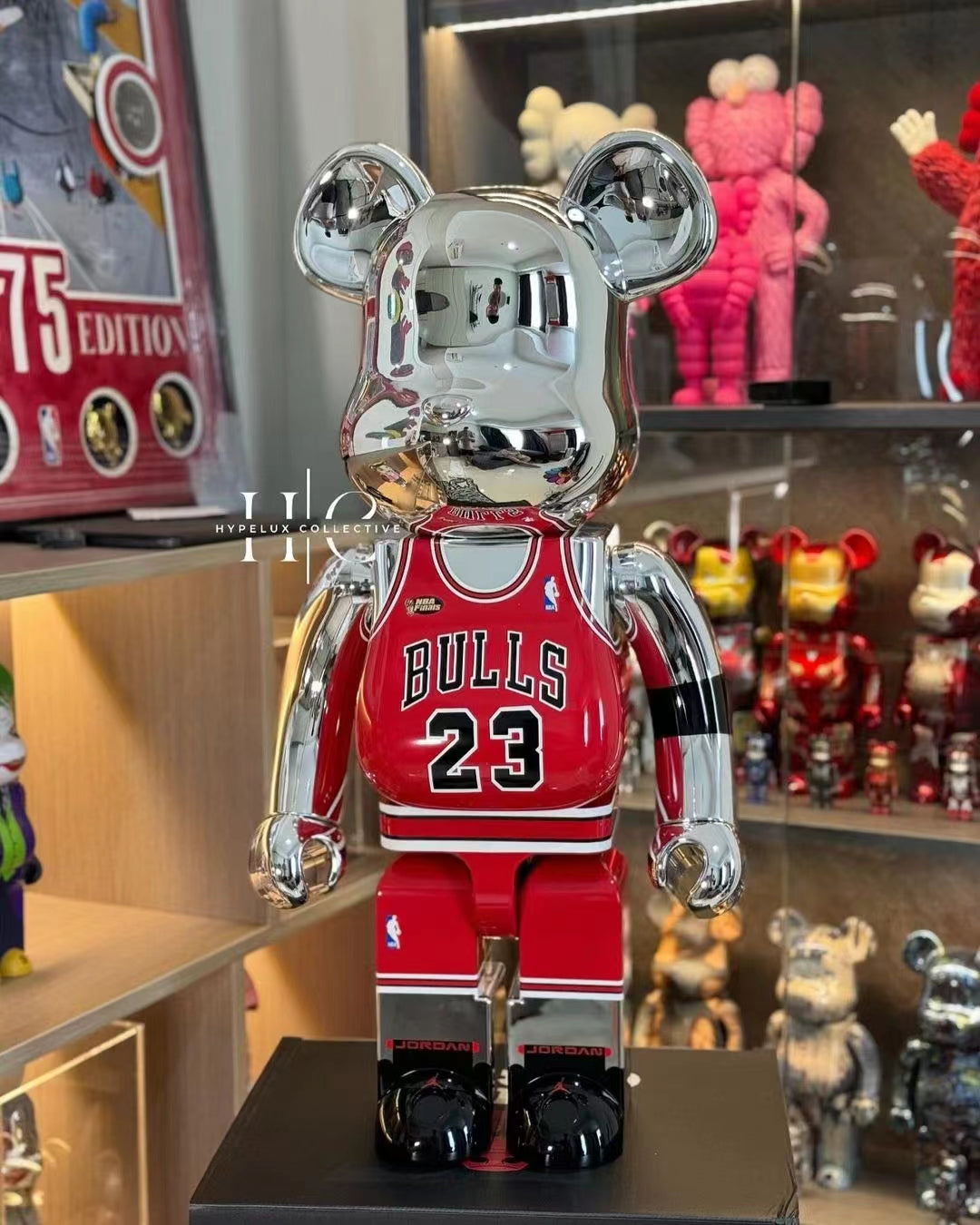 BEARBRICK 400% Block Bear - Art Toy Collectible Figure | Donclickin  Silver Jordon / Dm for Other Style / Restock