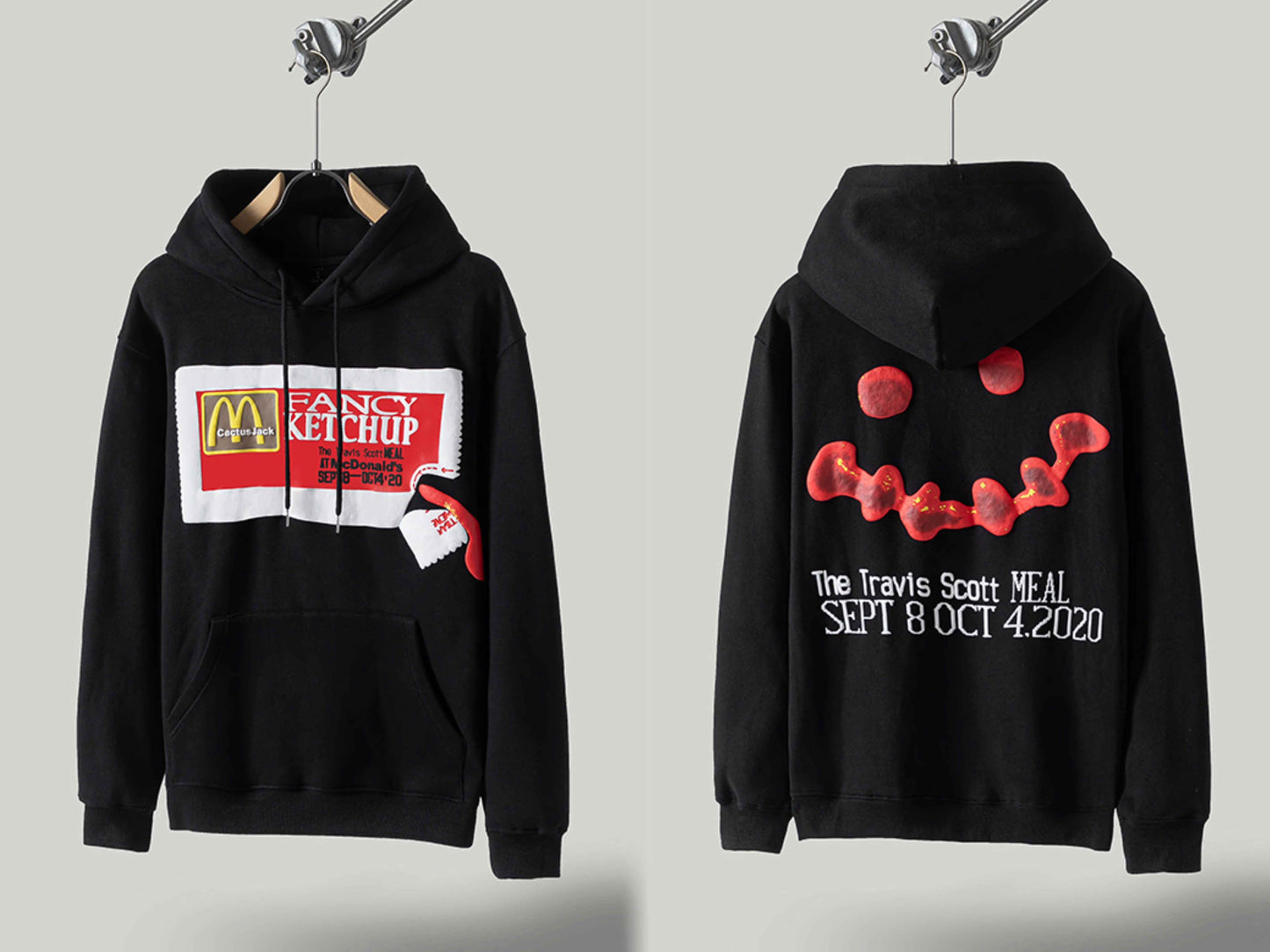 FW20 Travis Scott McDonald’s Hoodie - Apple Pie High Street Foam Print