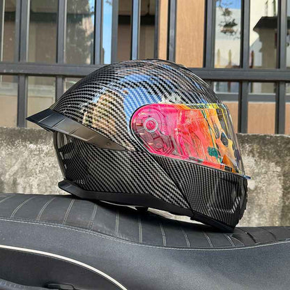 Ice Age 3C DOT Approve Full Face Dual Visors Unisex Bluetooth Motorcycle Helmet