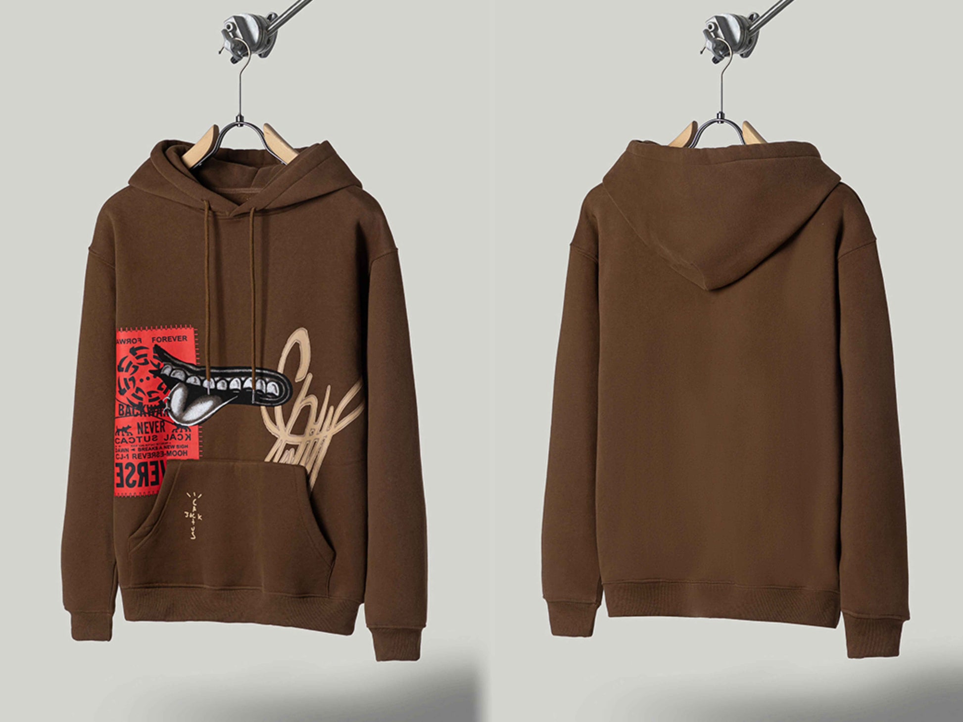 FW20 Travis Scott McDonald’s Hoodie - Apple Pie High Street Foam Print