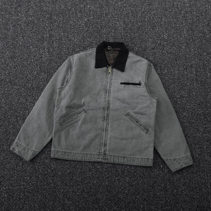 J97 Detroit Jacket - Vintage Canvas J22 Cleanfit Cotton Coat -  