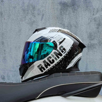 Soul Eater - 3C DOT Dual Visors Unisex LVS Bluetooth Full-Cover Motorcycle Helmet