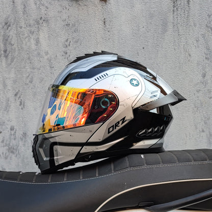 Ice Age 3C DOT Approve Full Face Dual Visors Unisex Bluetooth Motorcycle Helmet