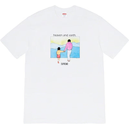 24SS Sup Short-Sleeve T-shirt Retro Unisex 280g Pure Cotton