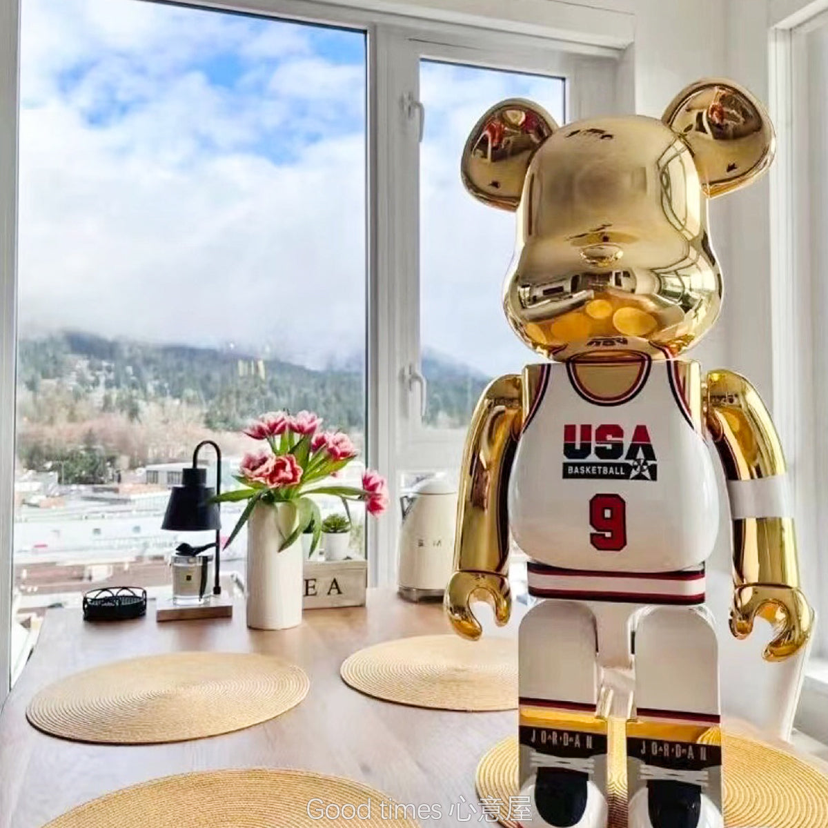BEARBRICK 400% Block Bear - Art Toy Collectible Figure | Donclickin  White Jordon / Dm for Other Style / Restock