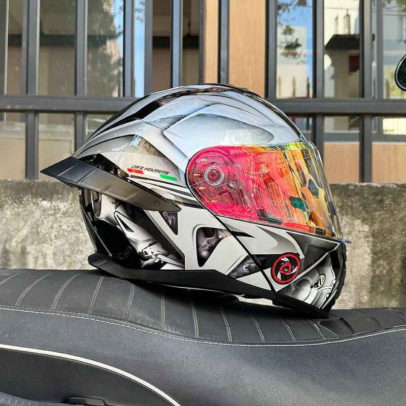 Ice Age 3C DOT Approve Full Face Dual Visors Unisex Bluetooth Motorcycle Helmet