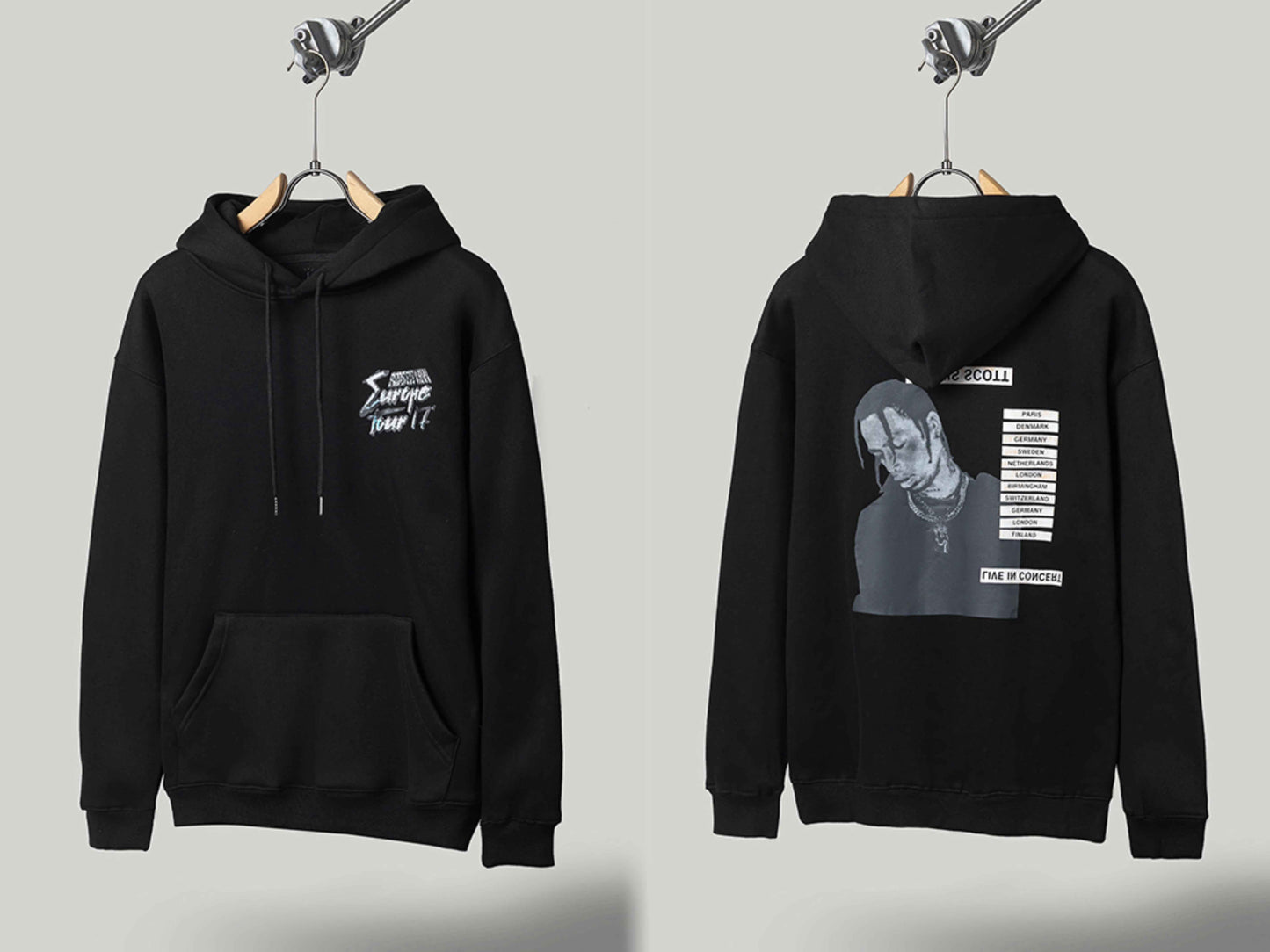 FW20 Travis Scott McDonald’s Hoodie - Apple Pie High Street Foam Print
