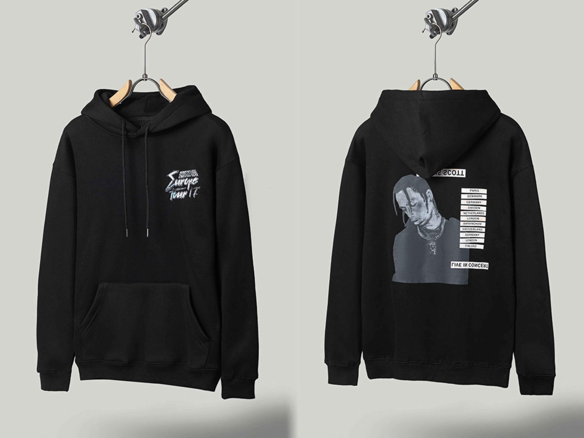 FW20 Travis Scott McDonald’s Hoodie - Apple Pie High Street Foam Print